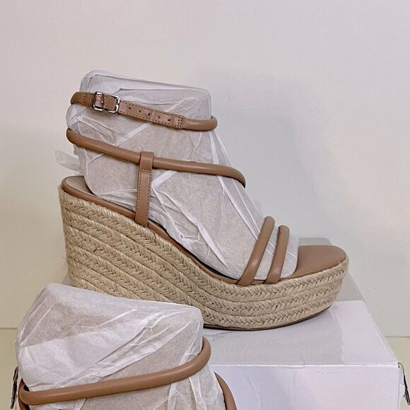 NWB BP. Cohan Espadrille Platform Wedge Sandal in Tan Mocha at Nordstrom size 9 - Picture 4 of 6